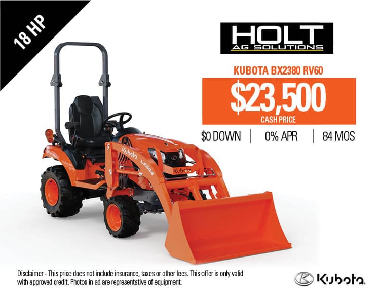 Kubota BX2380 RV60